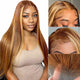 180% Density P4/27 Highlight Lace Front Wig Straight Honey